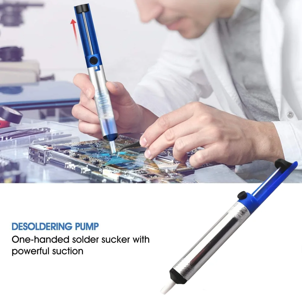 Desoldering Pump Solder - 납땜 흡입 펜 제거용 진공 알루미늄