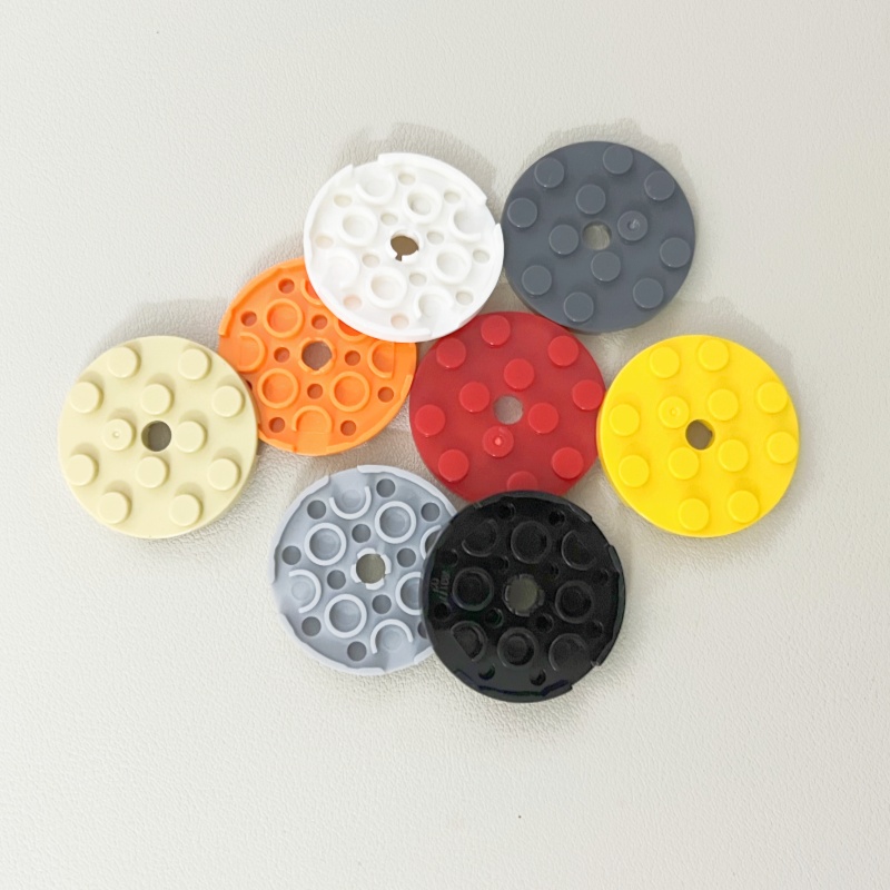 Diy Lego Electronics - Lot 60474 플레이트 라운드 4x4 핀