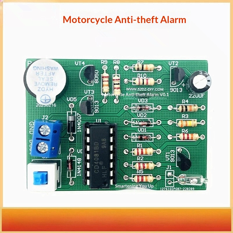 오토바이 진동 방지 도난 경보 DIY 키트, 전자 용접 - Diy Motorcycle Electronics 리뷰 및 가격