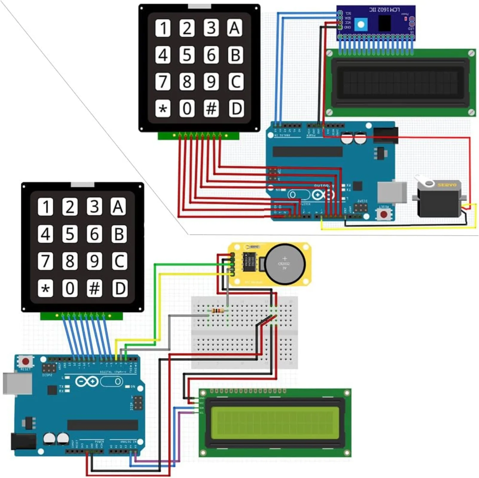 4x4 매트릭스 멤브레인 키패드 16키 키보드 모듈(아 - Arduino Diy Electronics 리뷰 및 가격