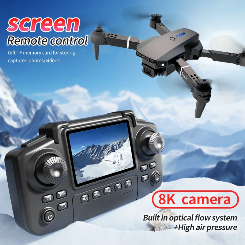 전문 E88 프로 드론 스크린 8K HD 카메라 WiF - Diy Drone Electronics 리뷰 및 가격
