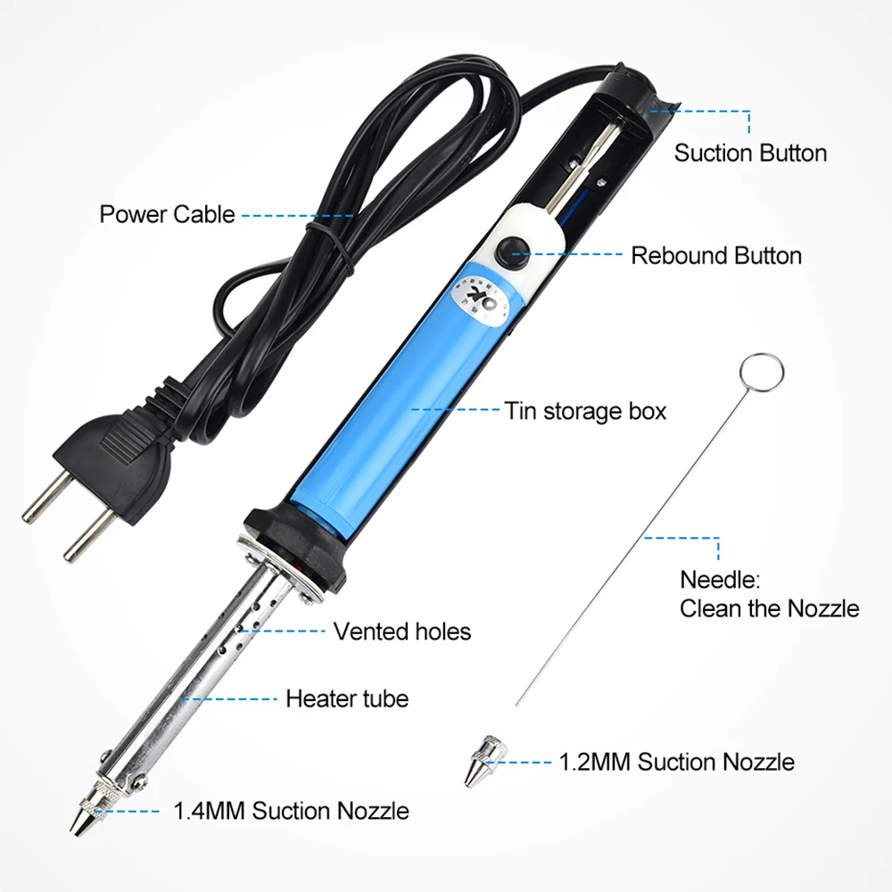 2 in 1 전기식 납 흡입 펜 납땜 인두 AC 110 - Desoldering Pump Solder 리뷰 및 가격