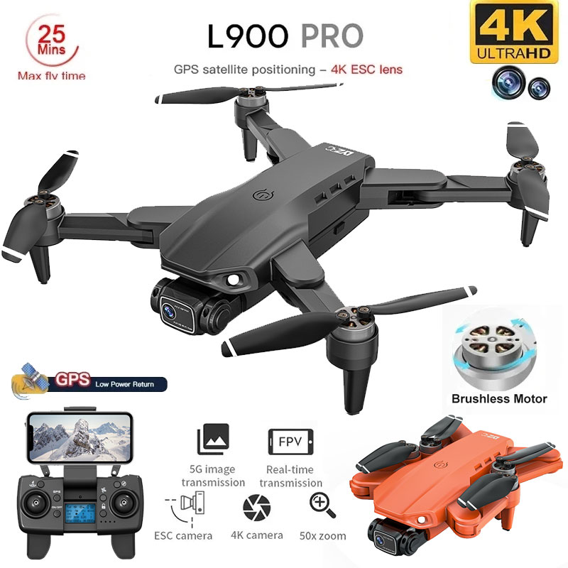 L900 Pro GPS 드론 4K 전문 HD 듀얼 카메 - Diy Drone Electronics 리뷰 및 가격