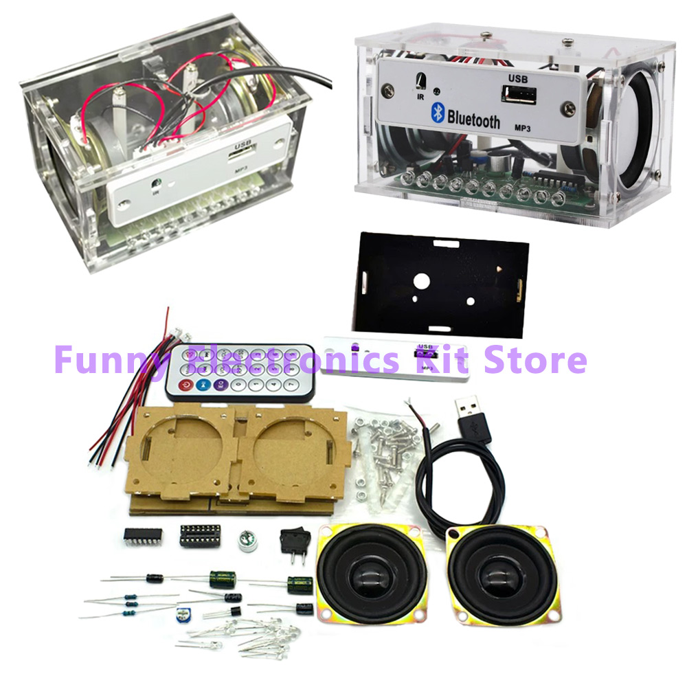 DIY 블루투스 스피커 키트 화이트 스테레오 전자 납땜 - Diy Electronics Learning Kit 리뷰 및 가격