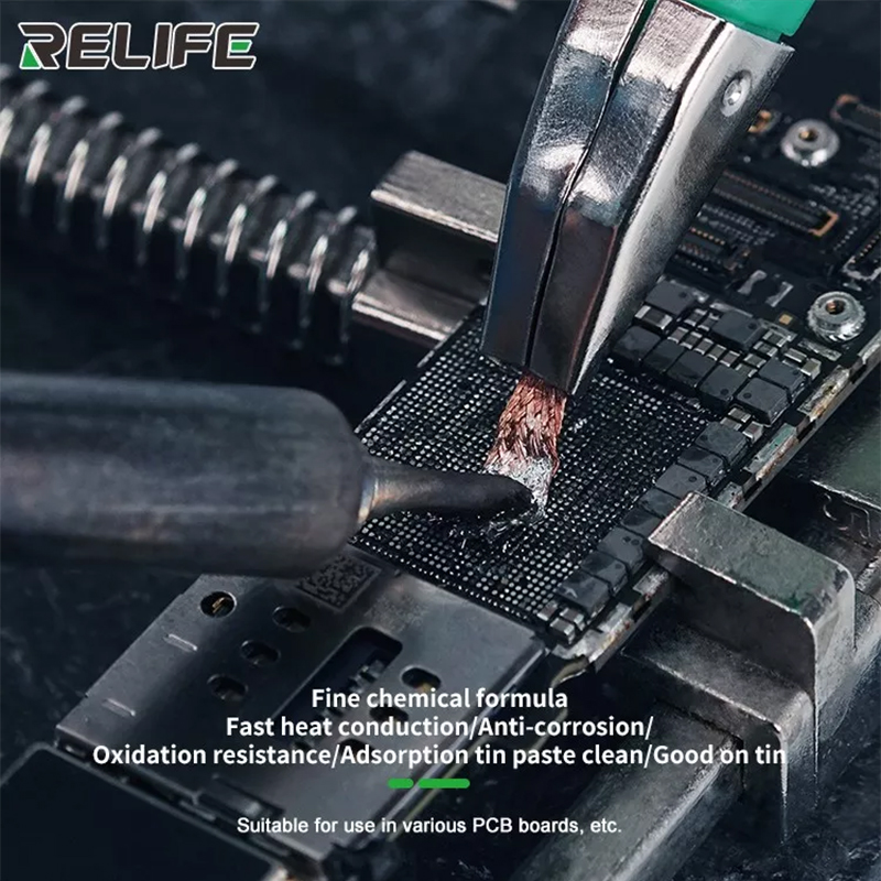 RELIFE 디 솔더링 메쉬 안티 핫 디 솔더링 심지  - Desoldering Pump Solder 리뷰 및 가격
