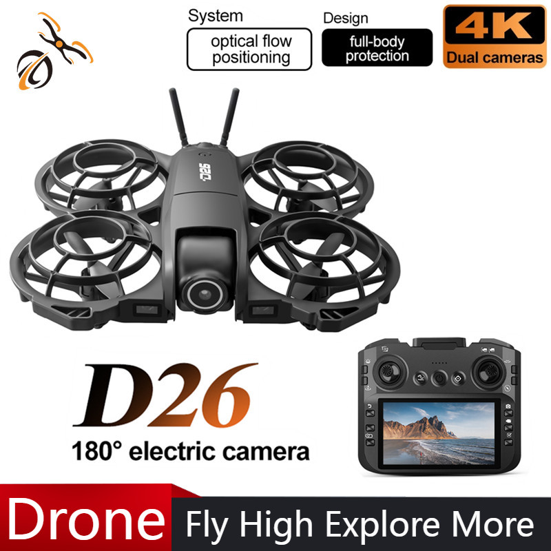 D26 드론 4K 항공 HD 180 °   카메라 드론 - Diy Drone Electronics 리뷰 및 가격