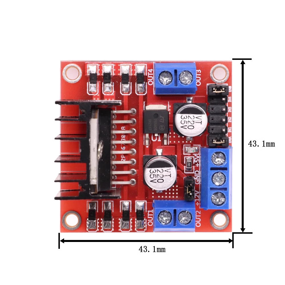 1~100Pcs L298N DC 스테퍼 모터 드라이버  - L298N Motor Driver 리뷰 및 가격