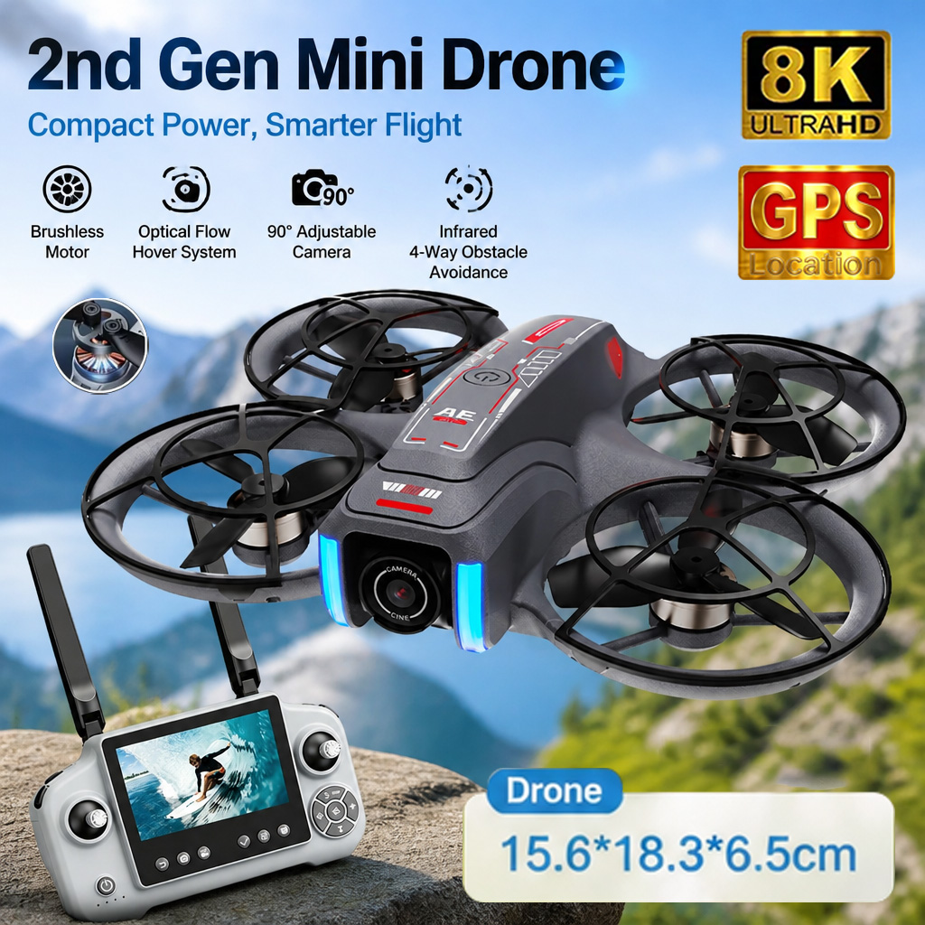 AE21 미니 드론 장난감 8K HD 듀얼 카메라 Wi - Diy Drone Electronics 리뷰 및 가격