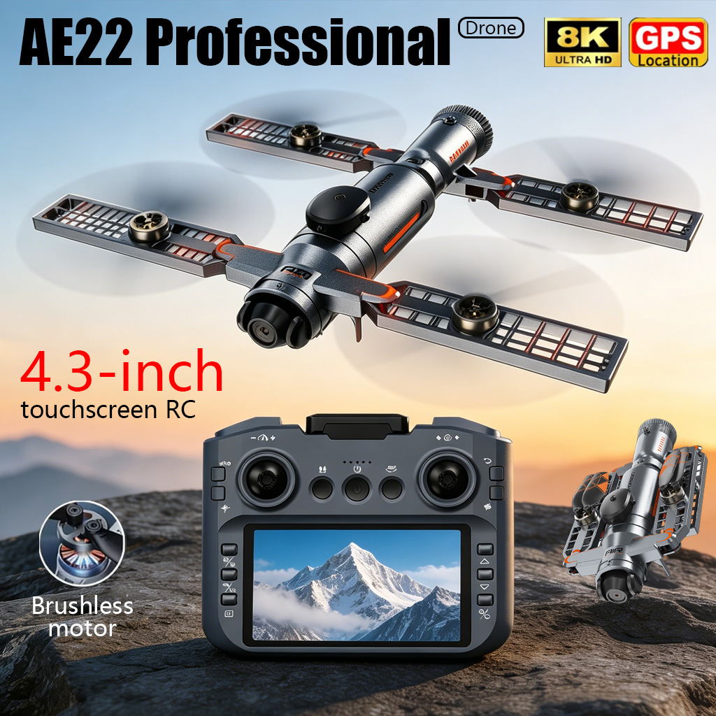 업그레이드된 AE22 PRO MAX 접이식 드론 8K  - Diy Drone Electronics 리뷰 및 가격