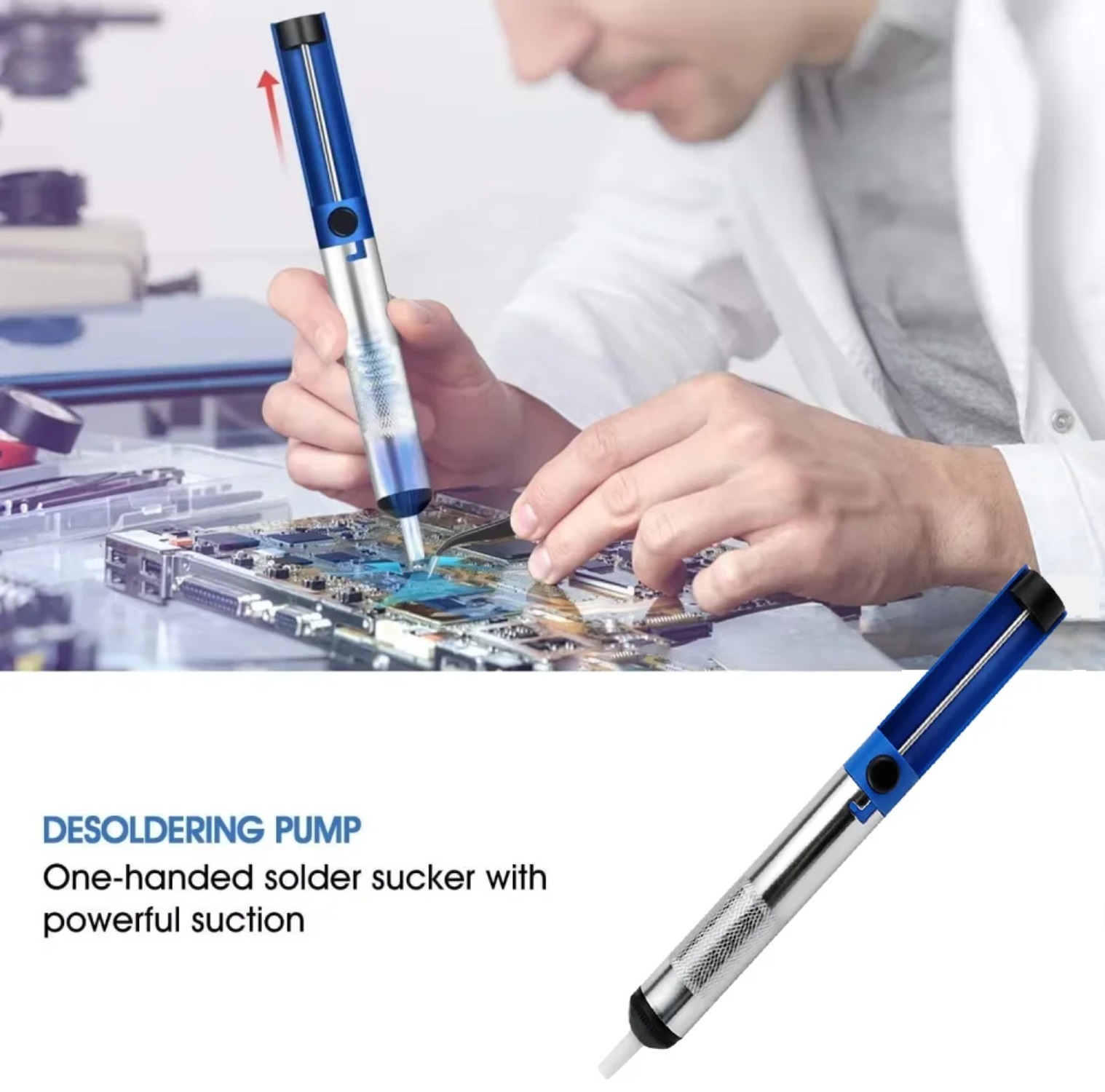 알루미늄 금속 납땜 제거 펌프 흡입식 주석 건 납땜 흡 - Desoldering Pump Solder 리뷰 및 가격