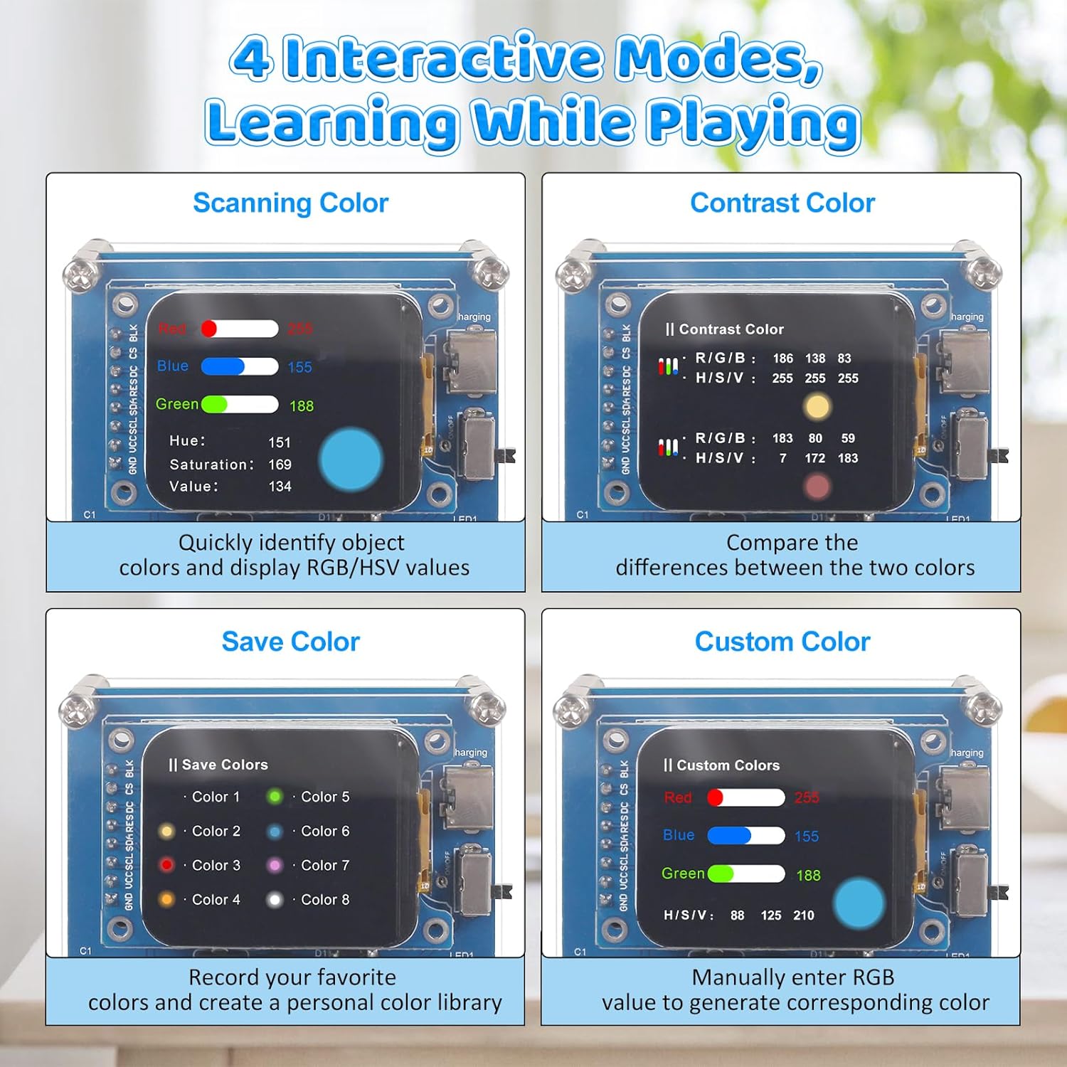 TCS34725 센서가 포함된 DIY 색상 인식 납땜  - Diy Electronics Learning Kit 리뷰 및 가격