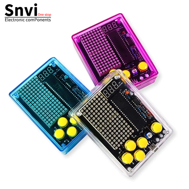 Snvi DIY 픽셀 게임 콘솔 키트 51 MCU 테트 - Diy Electronics Learning Kit 리뷰 및 가격